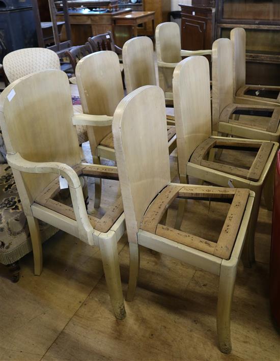 Set 8 Deco chairs